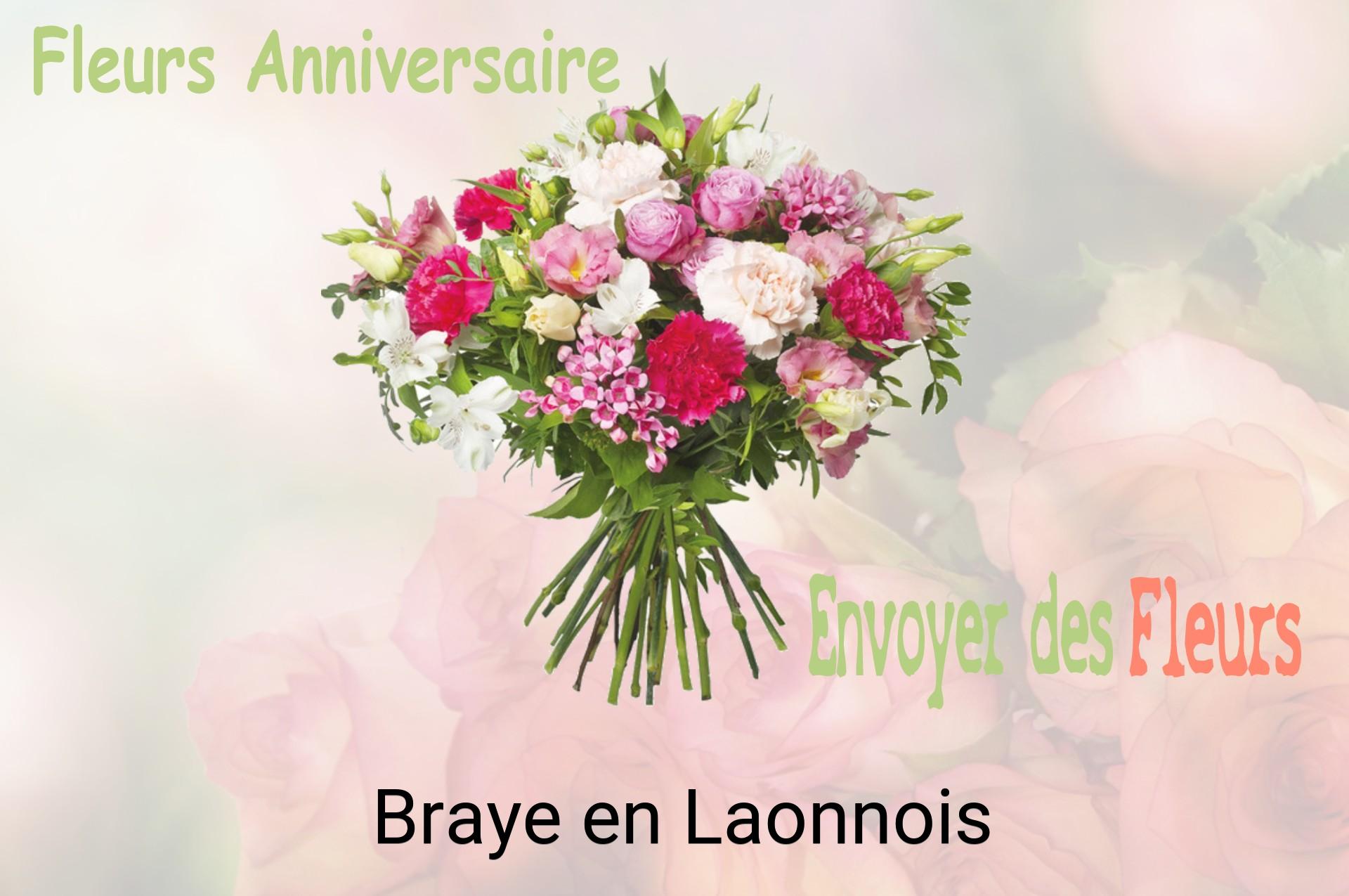 Bouquet de fleurs d’anniversaire livré à Braye-en-Laonnois